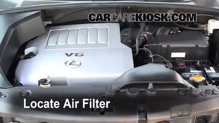 2008 Lexus RX350 3.5L V6 Filtro de aire (motor) Control